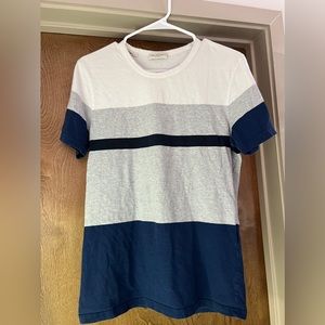 Selected Homme Mens Color-block T-shirt Size Small